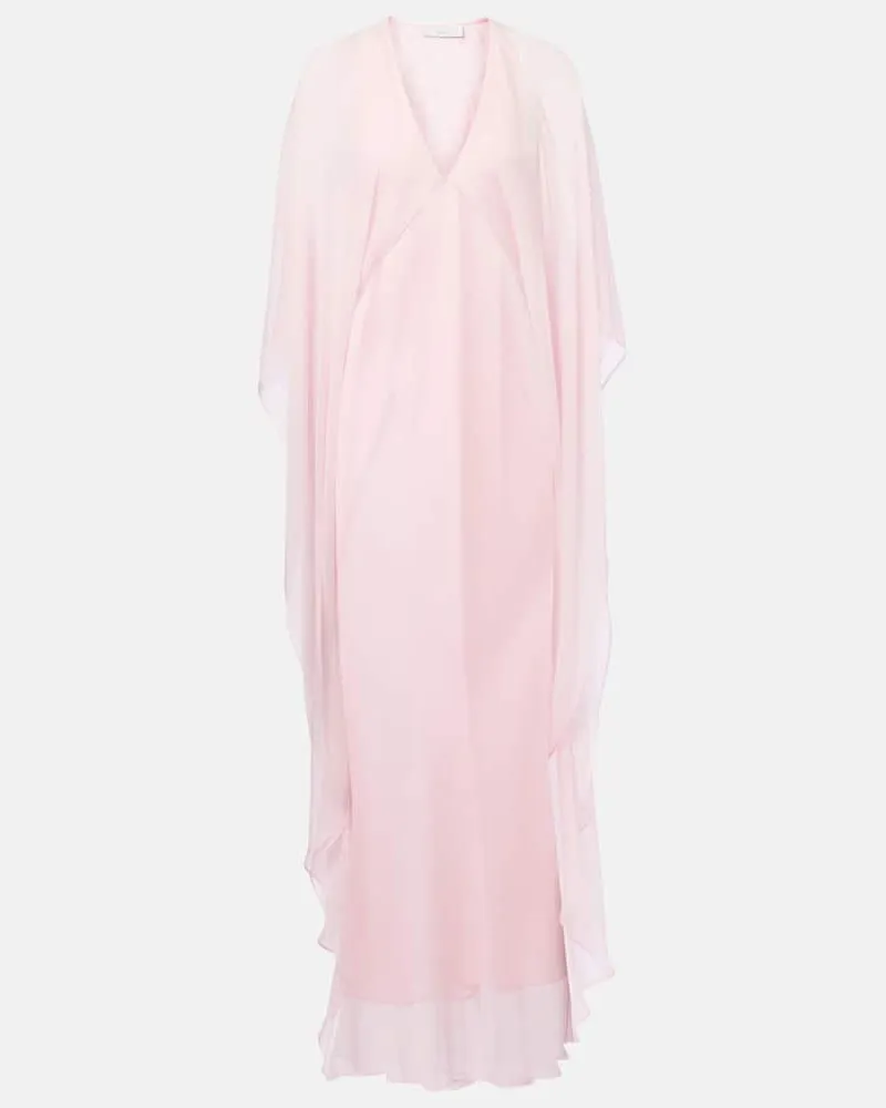 The Sei Robe aus Seiden-Chiffon Rosa