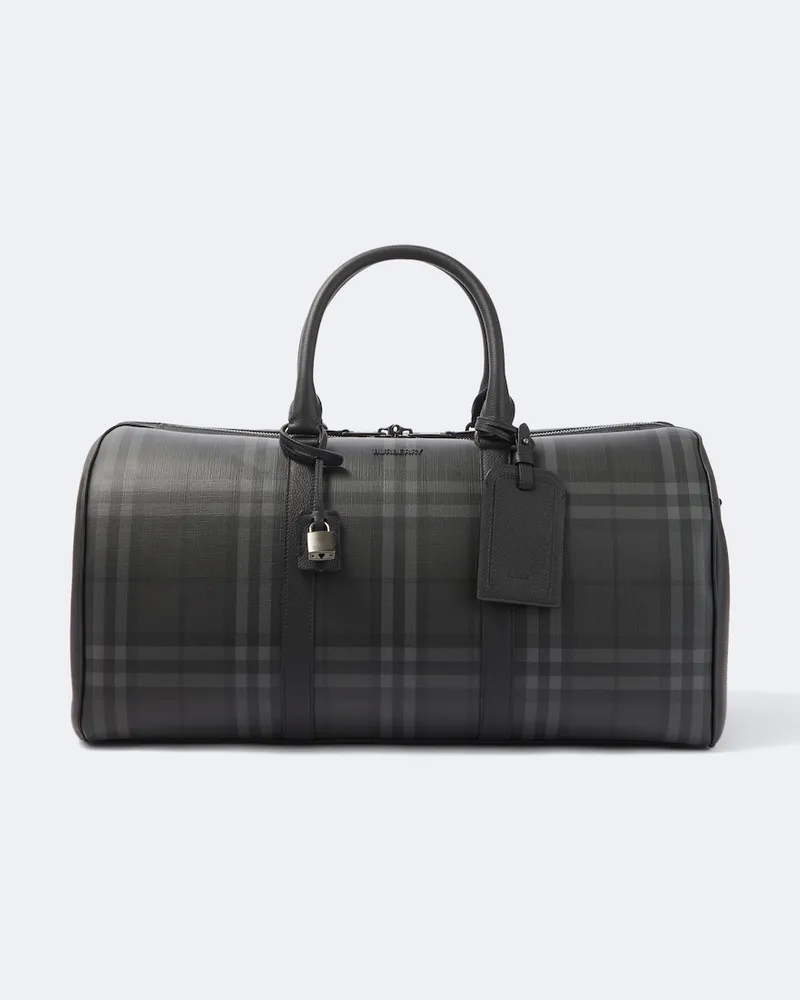 Burberry Weekender Burberry Check mit Leder Grau
