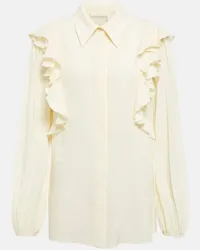 Chloé Chloe Bluse aus Seide Weiss