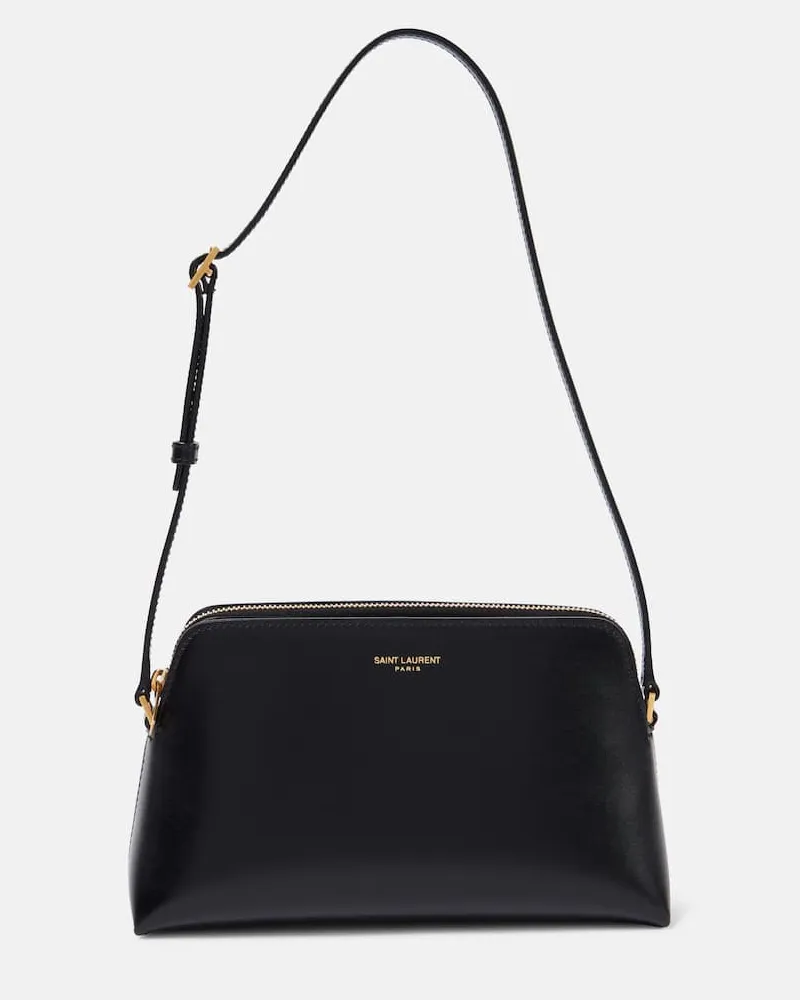 Saint Laurent Schultertasche Sac De Jour aus Leder Schwarz