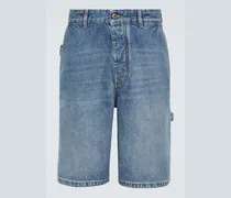 Mid-Rise Jeansshorts