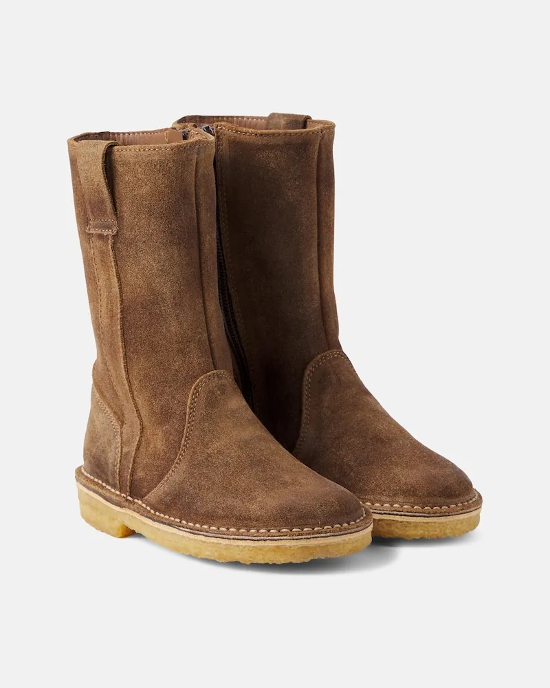 Pepe Jeans PèPè Stiefel Hunter aus Veloursleder Braun