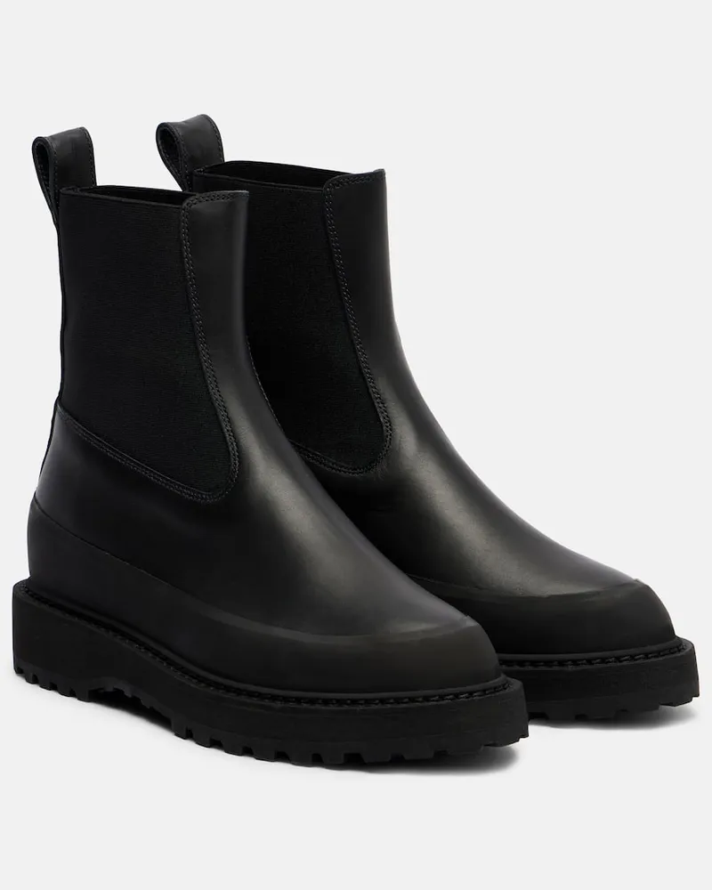 Le Monde Béryl Le Monde Béryl Chelsea Boots Dolomite aus Leder Schwarz