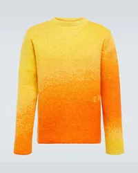 ERL Pullover aus einem Mohairgemisch Orange