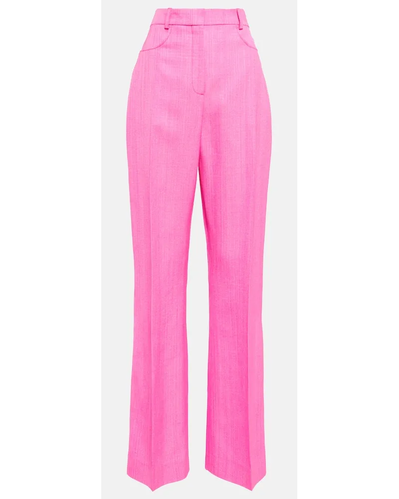 Jacquemus High-Rise-Hose Le Pantalon Sauge Pink
