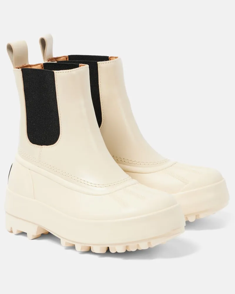 Proenza Schouler X Sorel Chelsea Boots Caribou aus Leder Weiß