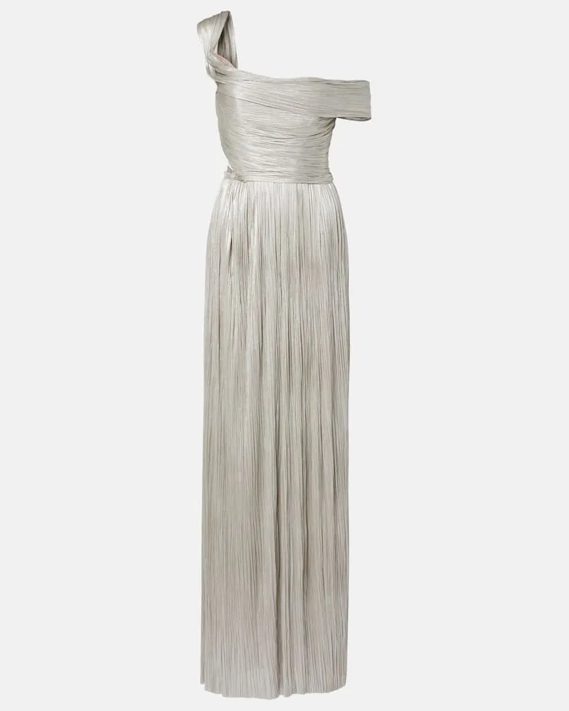 Maria Lucia Hohan Robe Serene aus Seide Silber
