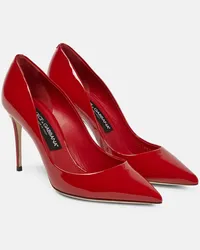 Dolce & Gabbana Pumps Cardinale aus Lackleder Rot