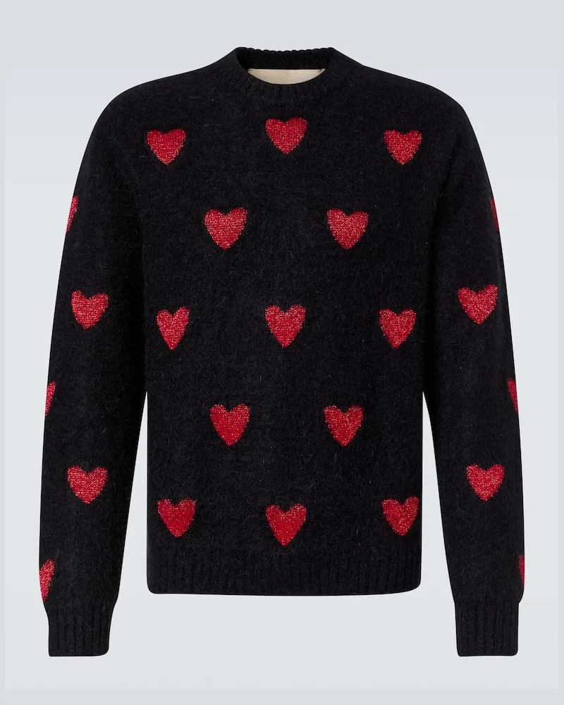 Valentino Garavani Pullover aus Jacquard Schwarz