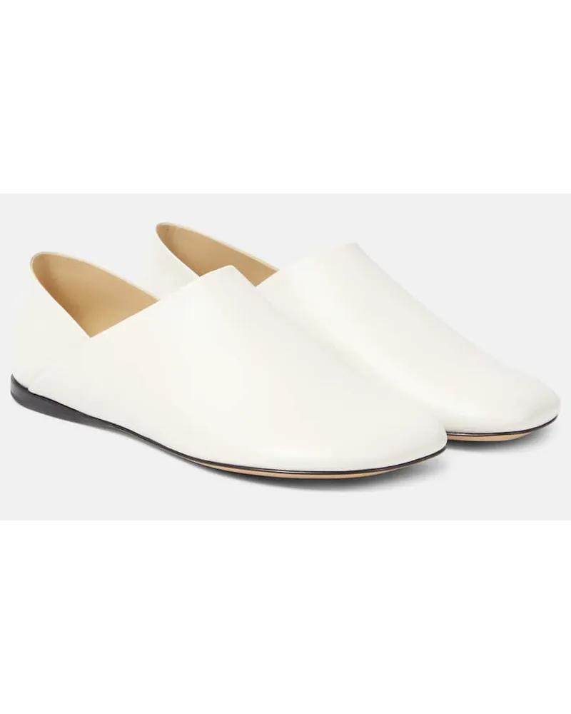 Loewe Slip-Ons Toy aus Leder Weiss