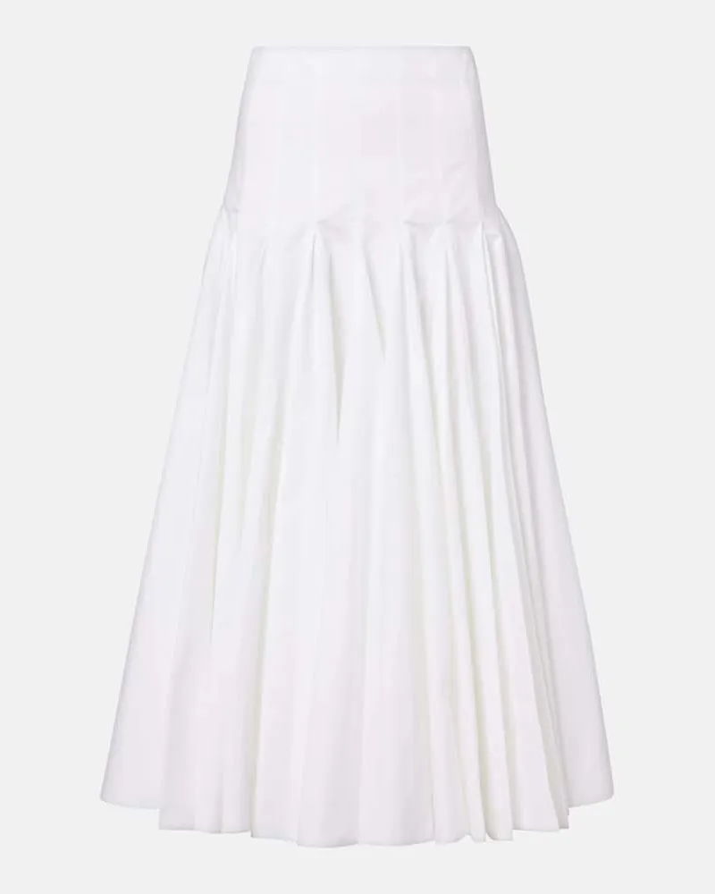 Jacquemus Midirock aus Baumwoll-Jersey Weiã