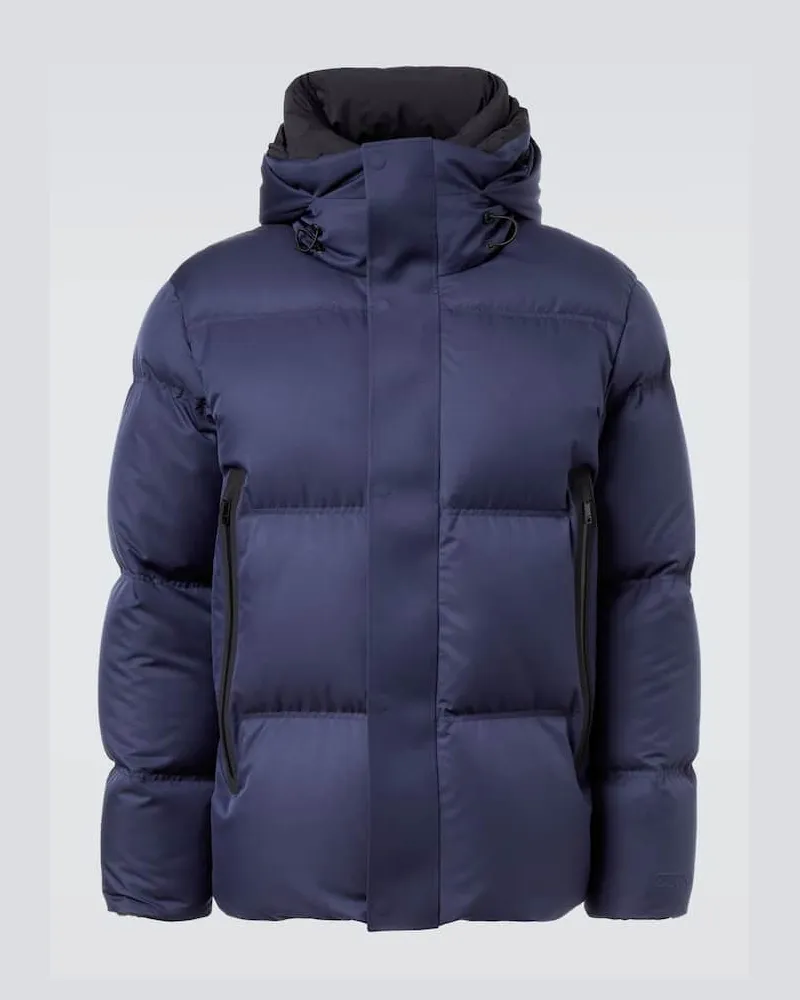Ermenegildo Zegna Wattierte Steppjacke Blau
