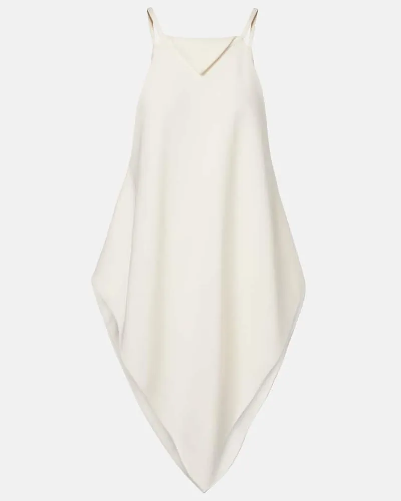 Balenciaga Top aus Crêpe Weiß