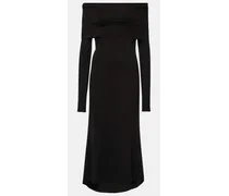 Off-Shoulder-Maxikleid