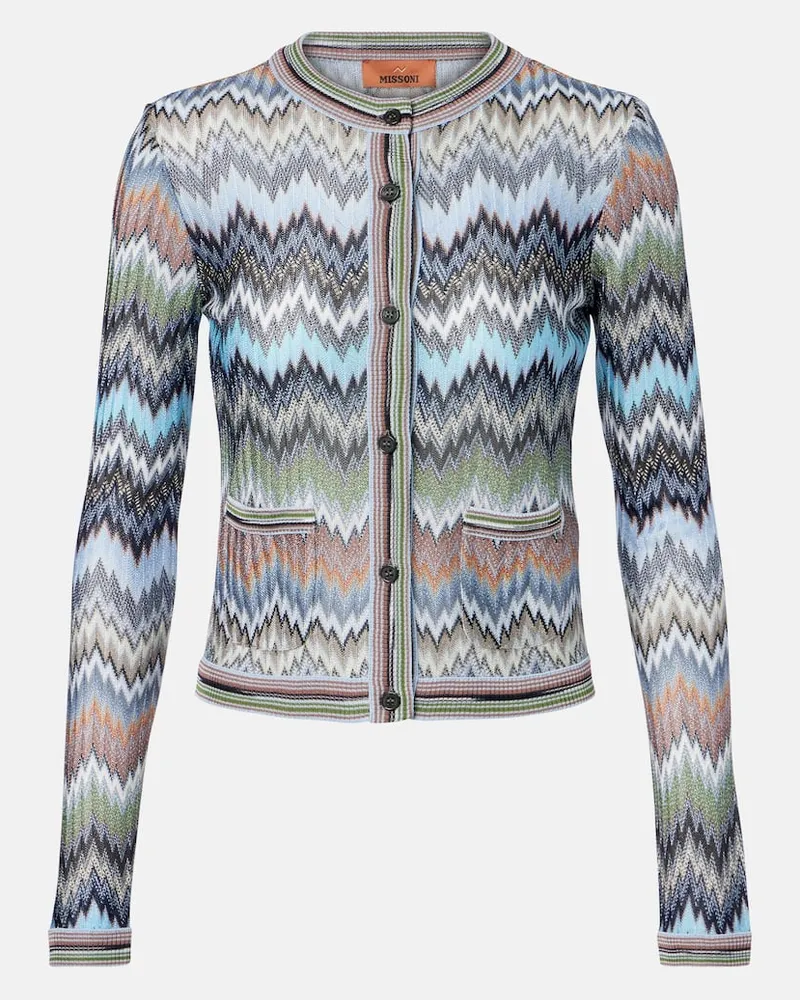 Missoni Cardigan aus Häkelstrick Multicolor