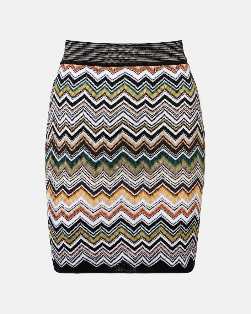Missoni Minirock aus Strick Multicolor
