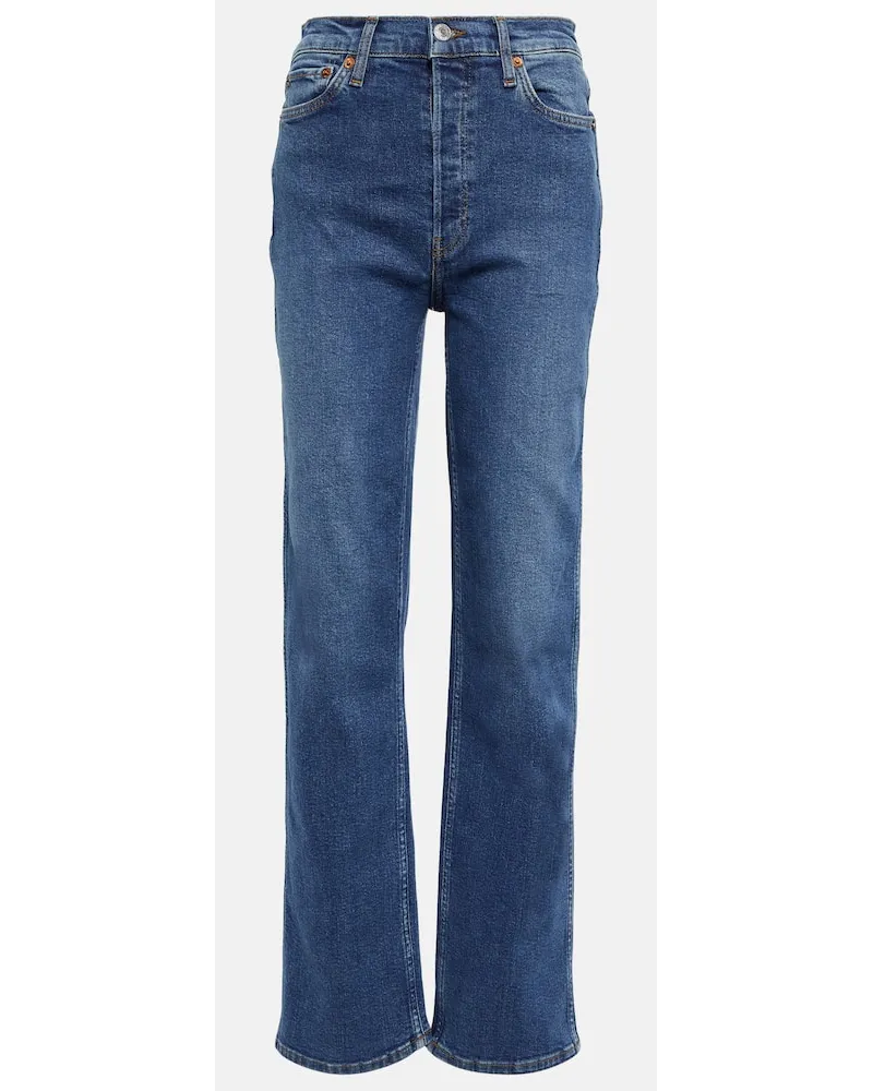 RE/DONE High-Rise Jeans ‘90s Loose Blau