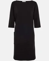 Max Mara Etuikleid Cali aus Jersey Schwarz