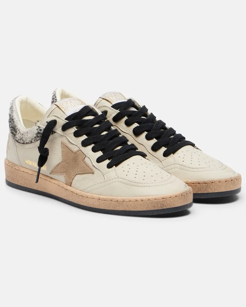 Golden Goose Sneakers Ball Star aus Leder Weiß