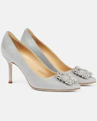 Manolo Blahnik Verzierte Pumps Hangisi 90 Lila