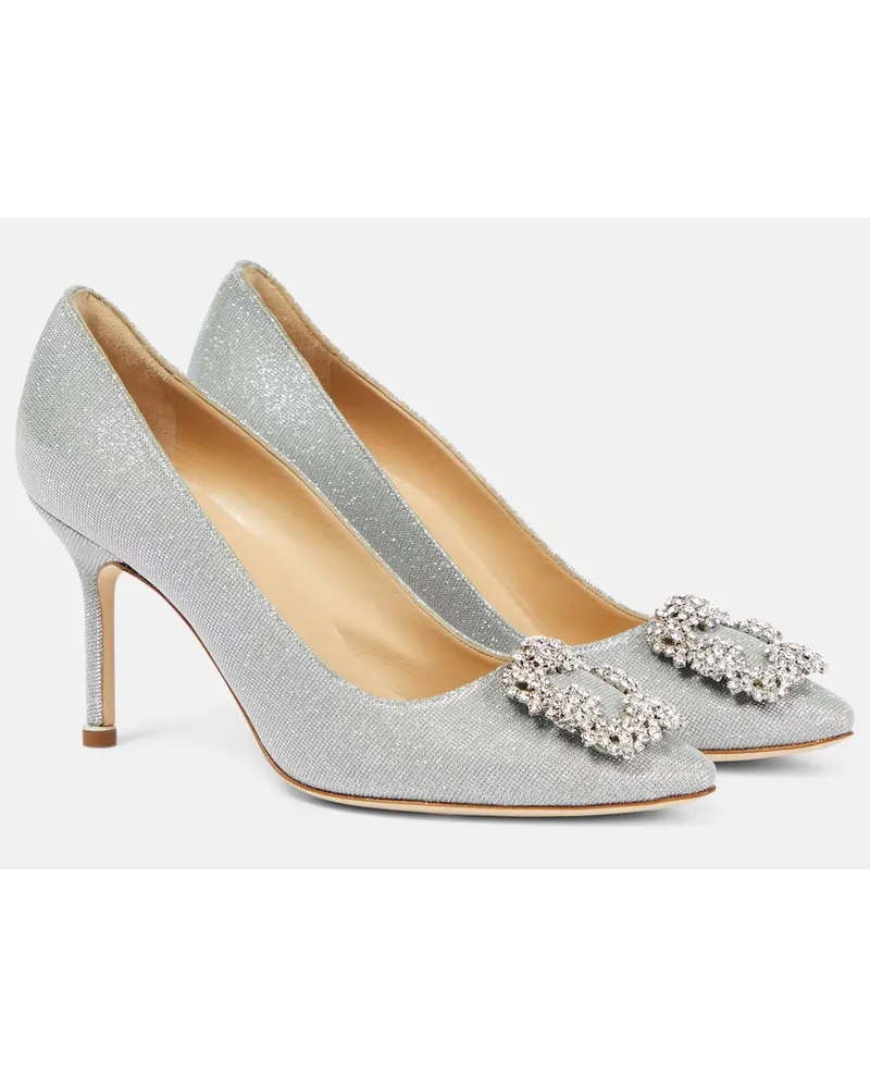 Manolo Blahnik Verzierte Pumps Hangisi 90 Lila