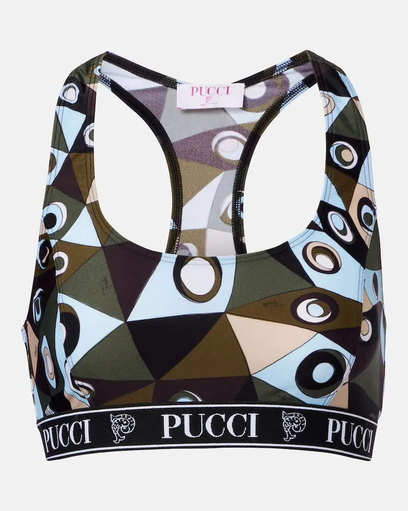 Emilio Pucci Sport-BH Occhi Multicolor