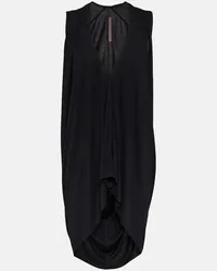 Rick Owens Lilies Top aus Jersey Schwarz