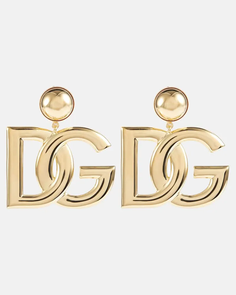 Dolce & Gabbana Clip-Ohrringe DG Gold