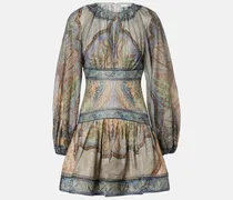 Minikleid Wanderlust aus einem Baumwollgemisch