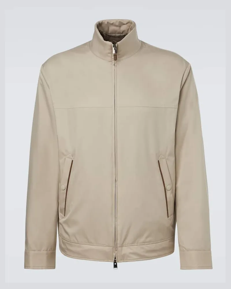 Canali Wendbarer Blouson Canali Nuvola Beige