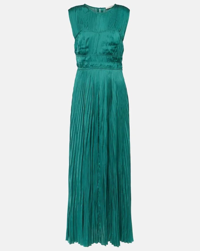 Ulla Johnson Robe Delia aus Satin Grün