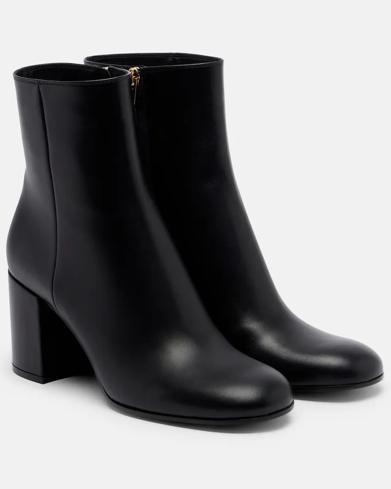 Gianvito Rossi Ankle Boots Joelle aus Leder Schwarz