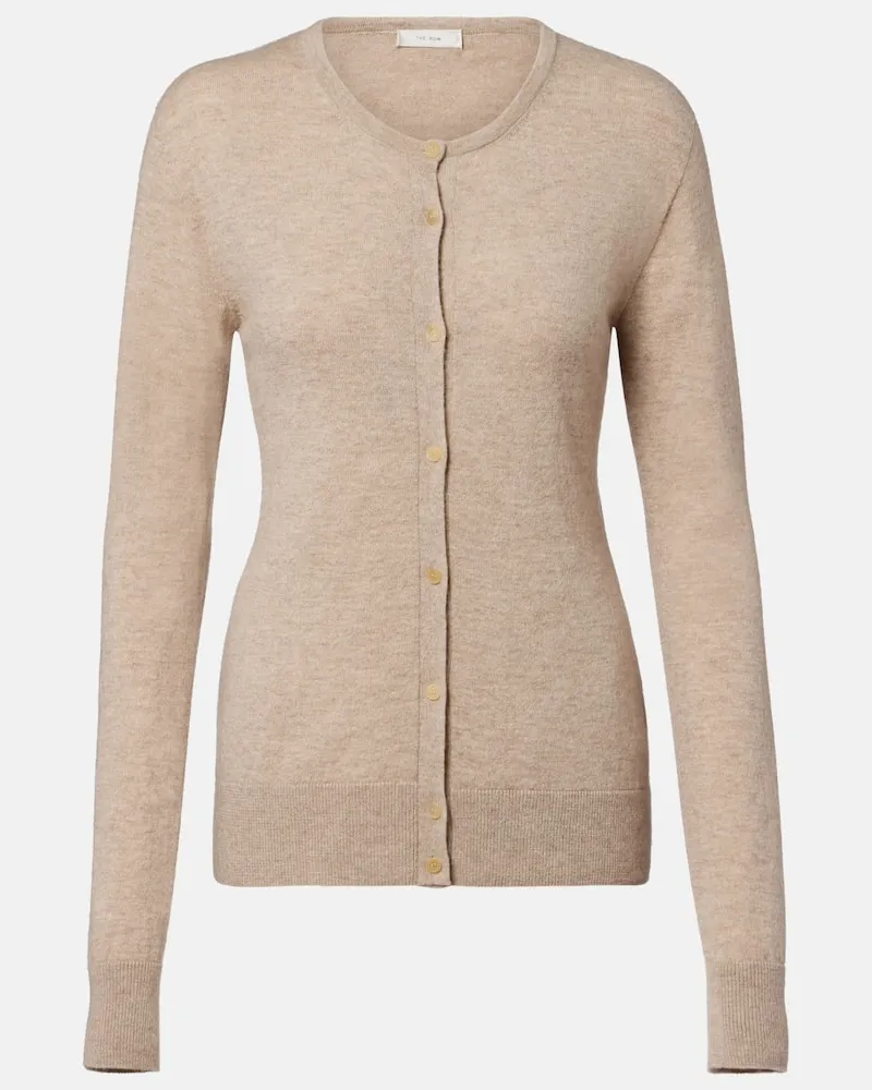 The Row Cardigan Noelia aus Kaschmir Beige