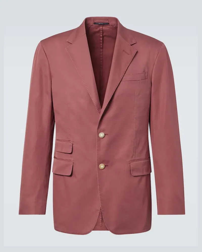 Dunhill Blazer Cavendish aus Baumwolle Rot