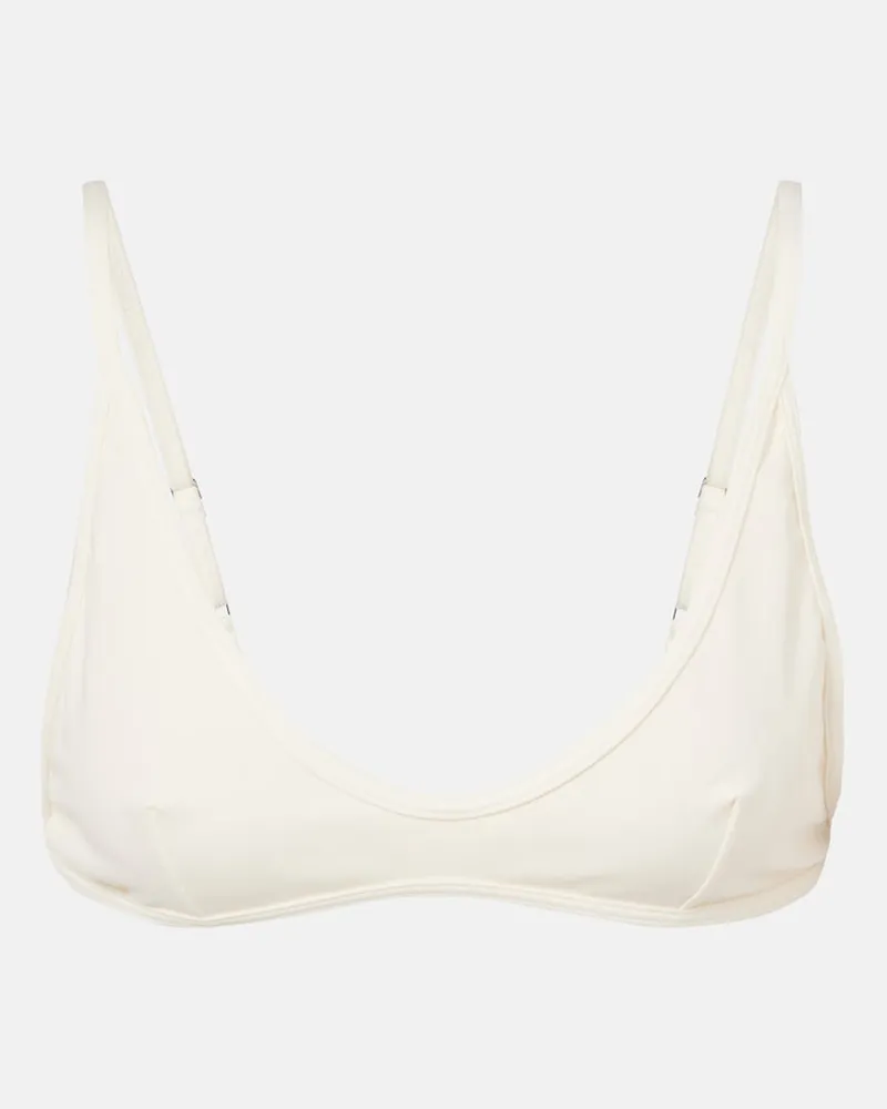 Totême Bikini-Oberteil Weiß