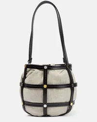 STAUD Bucket-Bag Ellie mit Leder Multicolor