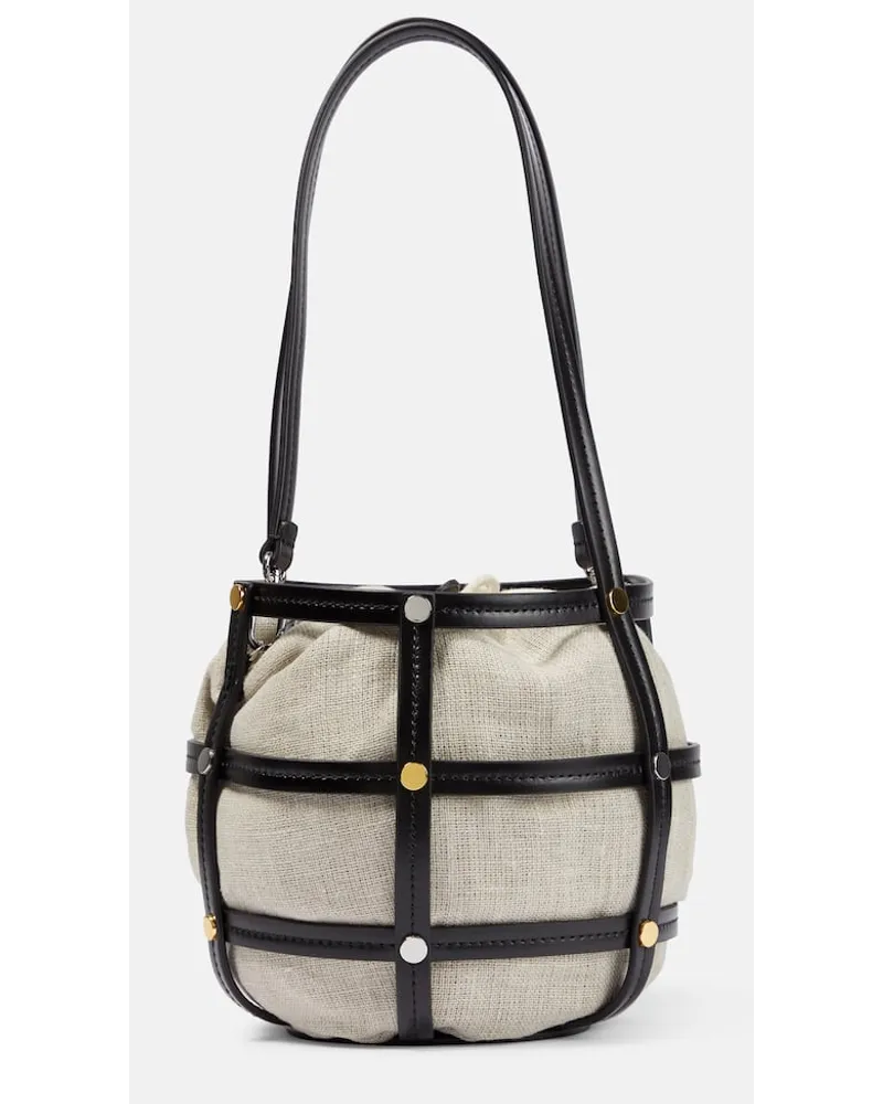 STAUD Bucket-Bag Ellie mit Leder Multicolor