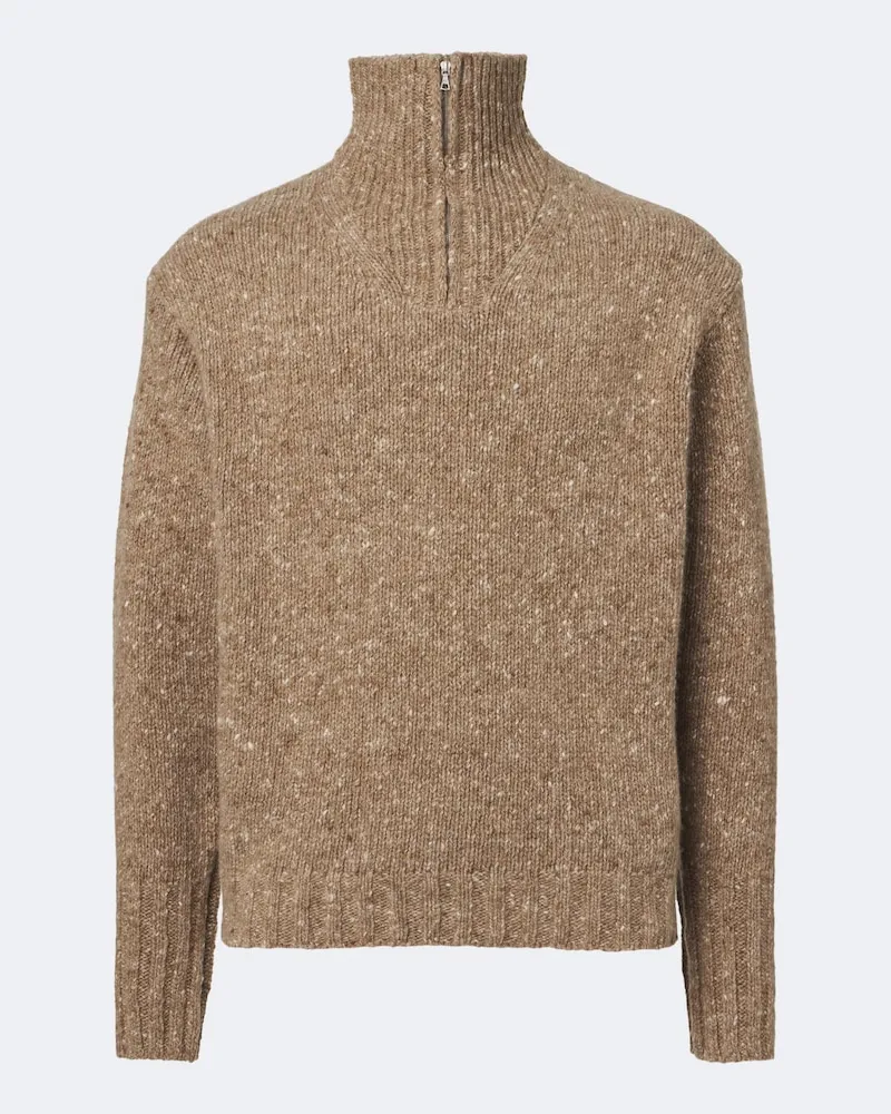 AURALEE Pullover aus Wolle Braun