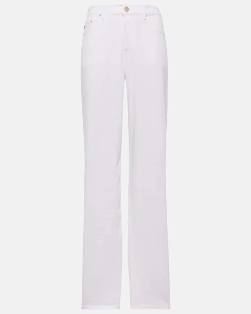 Adriano Goldschmied High-Rise Wide-Leg Jeans New Baggy Wide Weiß