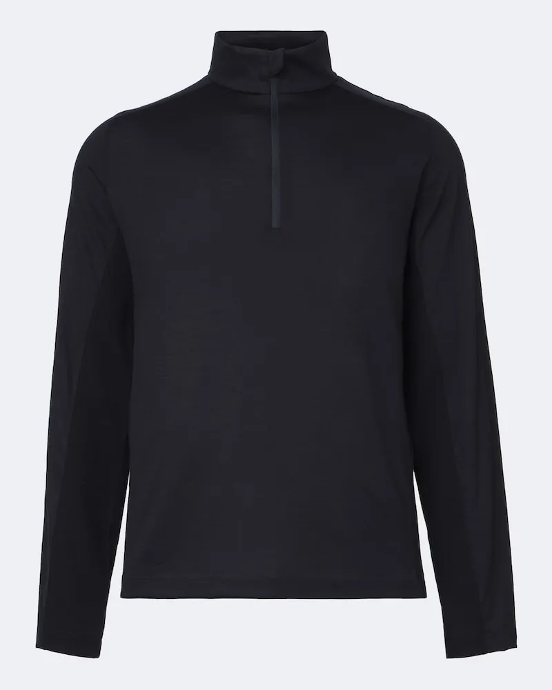 SEASE Ski-Baselayer Runner aus Schurwoll-Jersey Blau