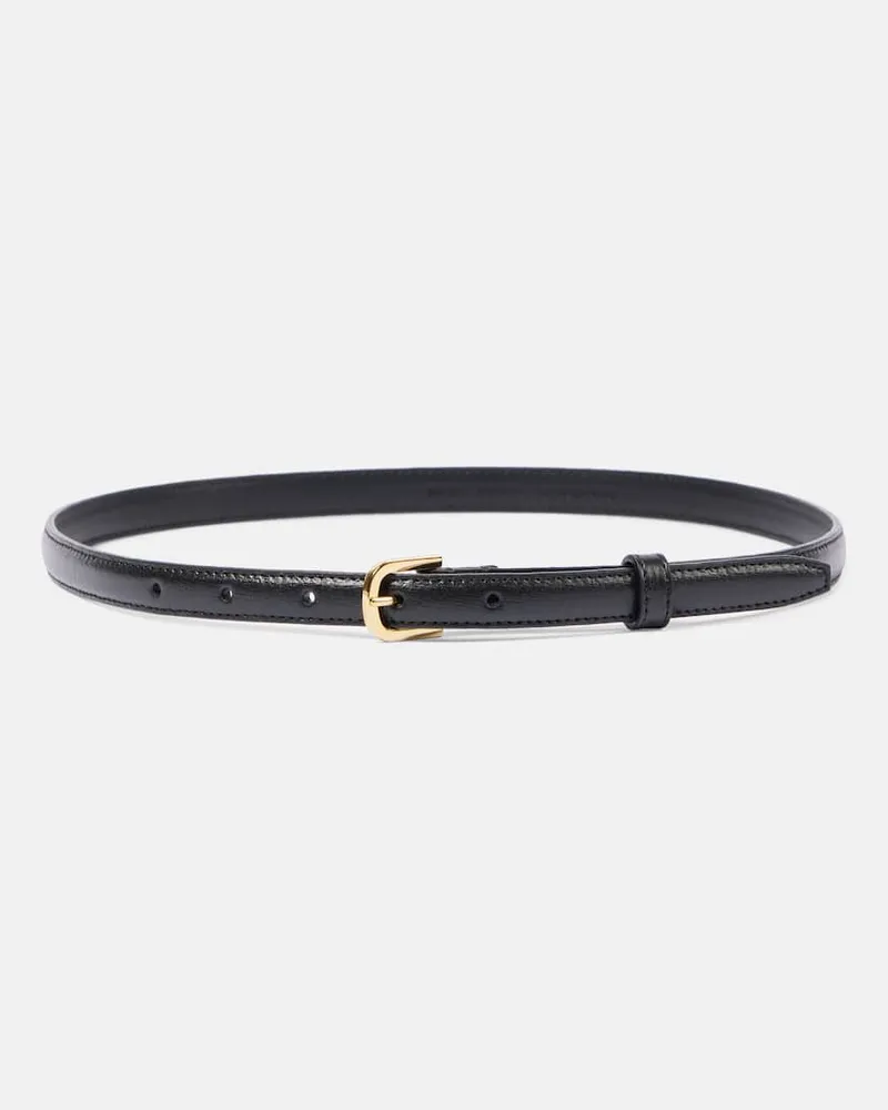 Totême Gürtel aus Leder Schwarz