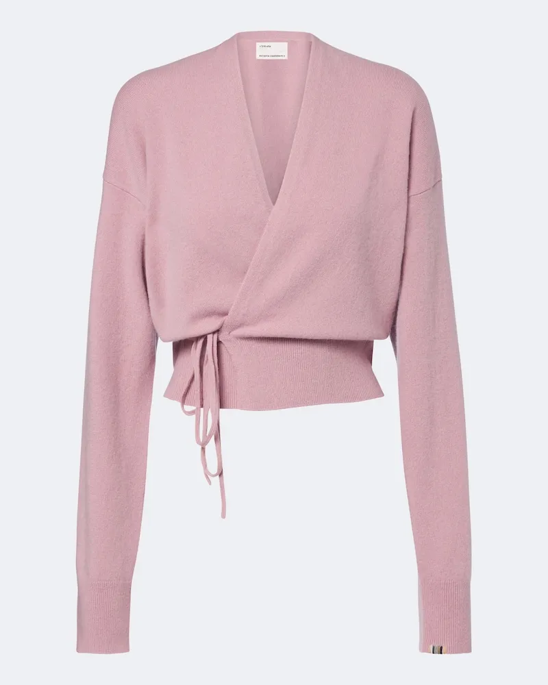 extreme cashmere Cardigan N°516 Ella aus einem Kaschmirgemisch Rosa