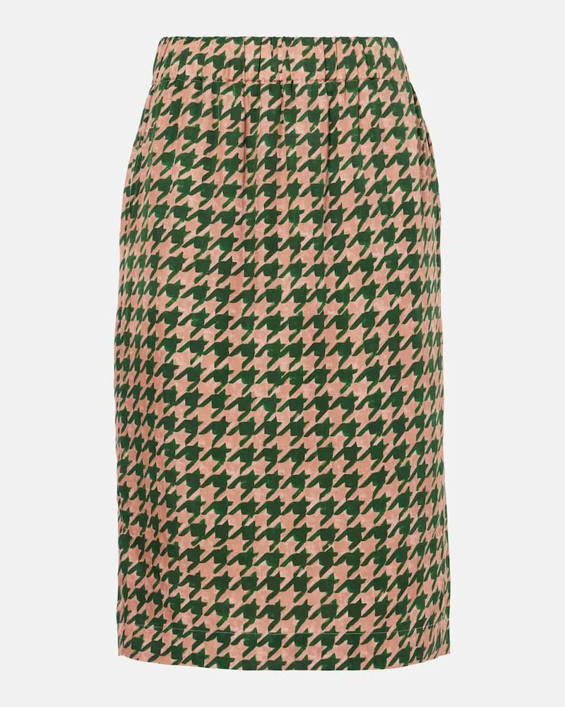Dries van Noten Bleistiftrock Grün