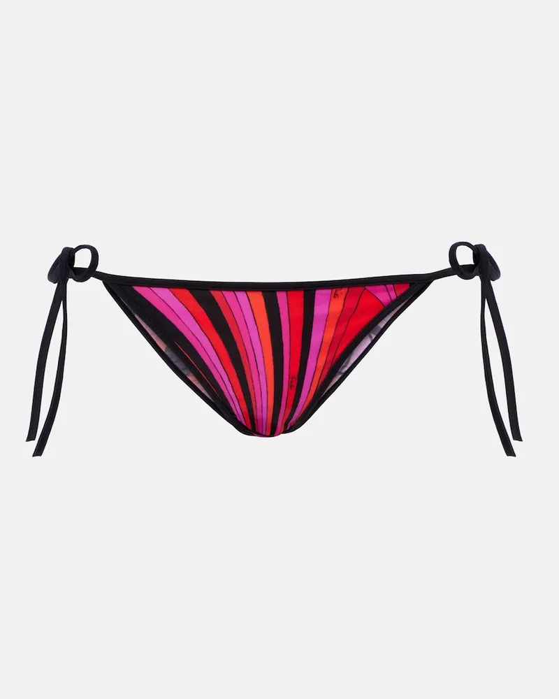 Emilio Pucci Bedrucktes Bikini-Höschen Iride Multicolor