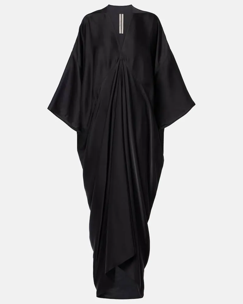 Rick Owens Kaftan Tommykite Schwarz