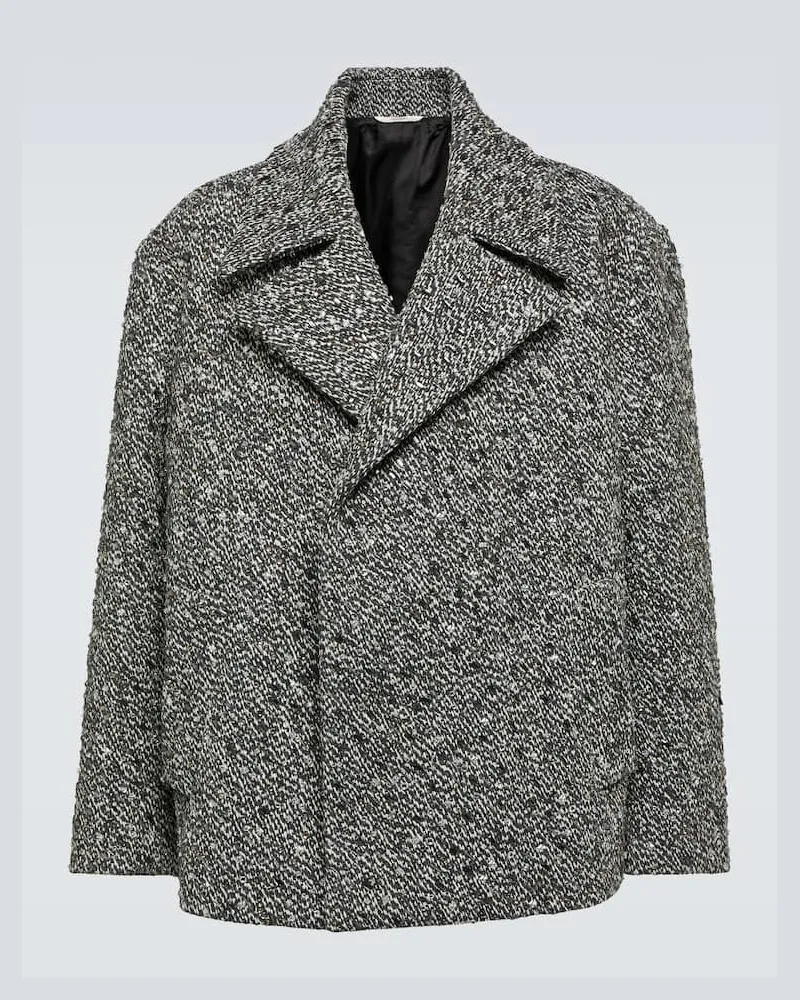 Valentino Garavani Jacke aus Bouclé Grau