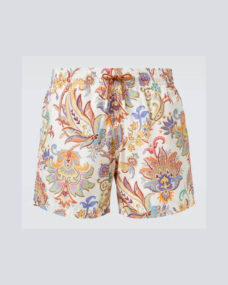 Etro Bedruckte Badeshorts Multicolor