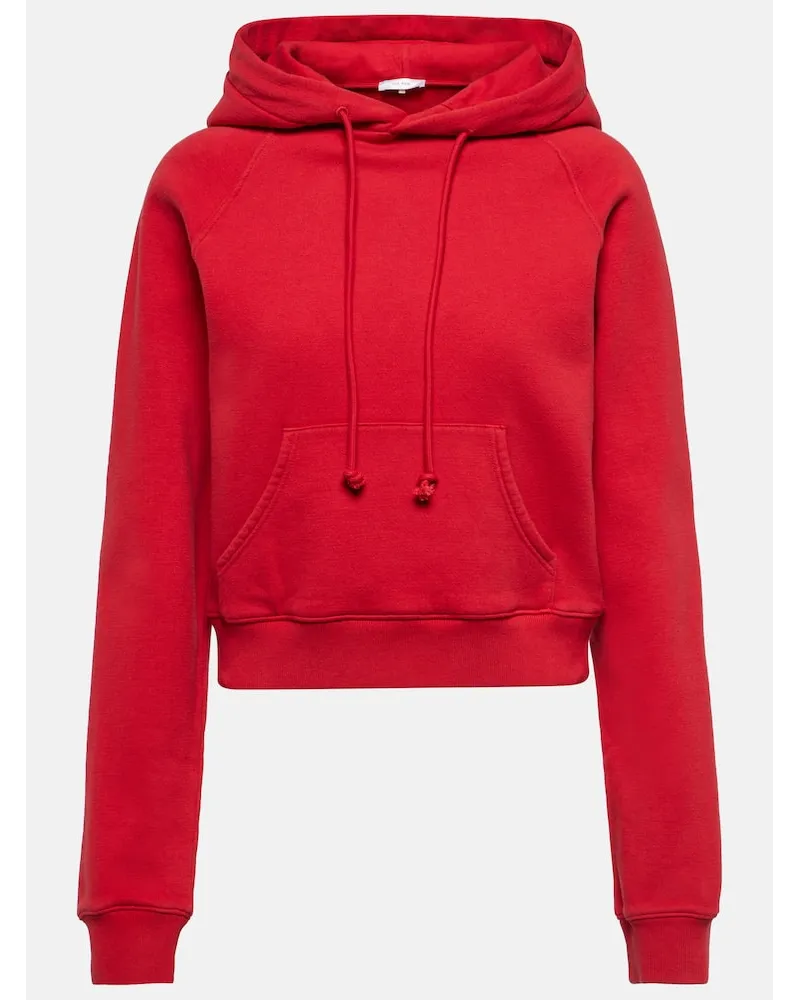 The Row Cropped-Hoodie Timmi aus Jersey Rot