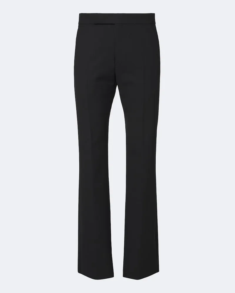Tom Ford Gerade Hose aus Wolle Schwarz