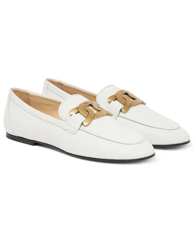 TOD'S Loafers Kate aus Leder Weiß